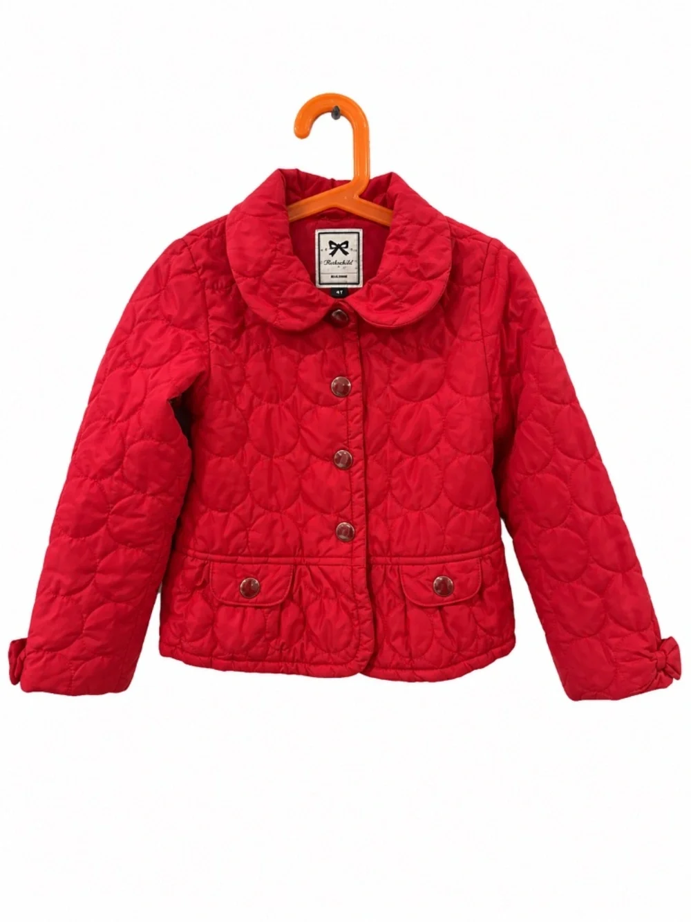 Gymboree Girls Red Quilted Jacket Coat – Size 4T